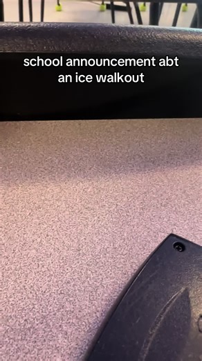 sry abt the crackling someone was eating #ice #protest #schoolwalkout #walkout #fyp