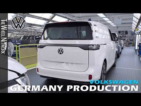 Inside Volkswagen Commercial Vehicles Plant in Hanover – VW ID. Buzz EV Van Production [4K]