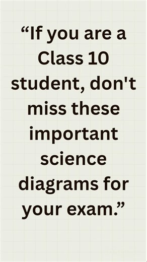class 10th important science diagrams for exams part 1#10thscience1 #exampreparation #exam