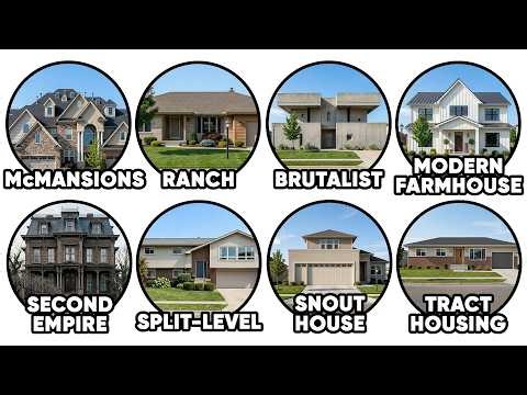 Every WORST American House Style Explained in 9 Minutes