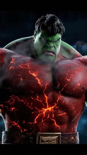 Hulk's CRAZY Red Transformation! Green Hulk to Angry Red Hulk! #Shorts