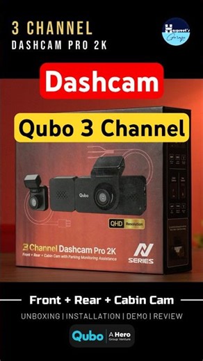 Qubo 3 Channel Dashcam Pro 2K: 360° Coverage on Scorpio N!