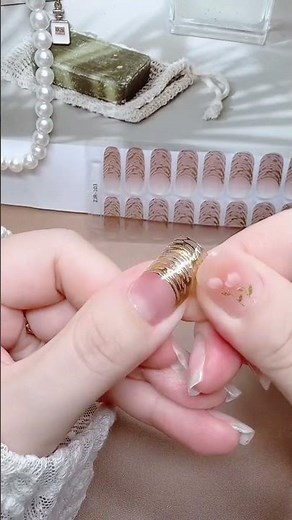 Perfect nail stickers for beginners #nails #simplenails