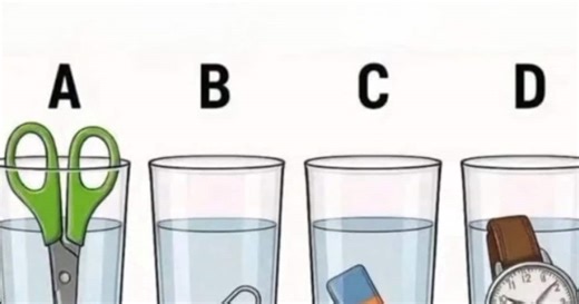 IQ-Test: Fast niemand erkennt, welches Wasserglas am vollsten ist