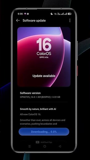 Oppo A5x Feb 2026 OTA — ColorOS 6 Update Tips