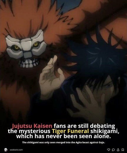 Jujutsu Kaisen Tiger Funeral shikigami abilities remain unknown