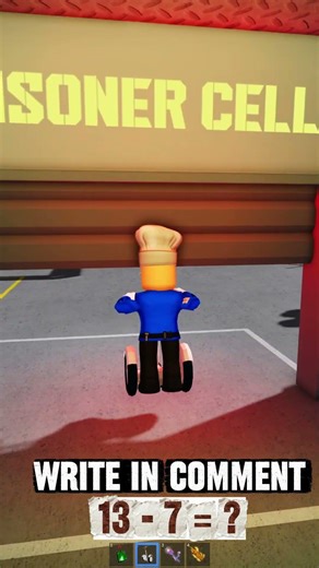 99999 IQ move in Barry's Prison Run! #roblox