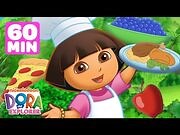 Dora's Yummy Food Marathon! -2 🧁 1 Hour of Dora the Explorer - Dora & Friends