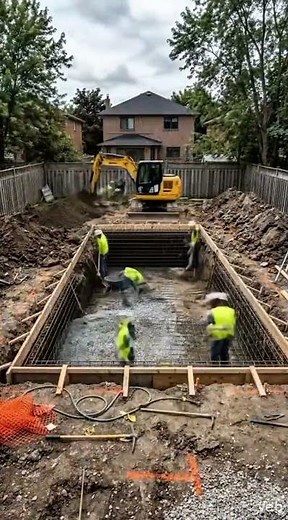 how to make swimming pool ai #ai #house #construction