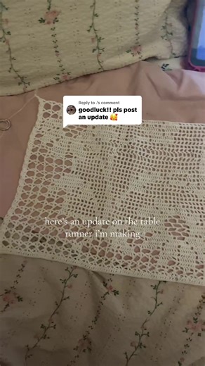 Table Runner Progress Update