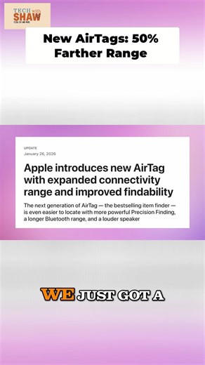 New AirTags add longer range and better privacy. #Apple #Tech