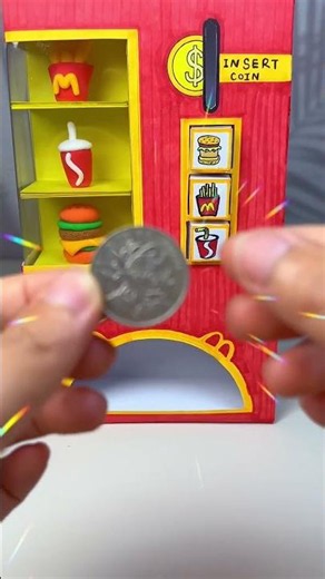 Manual DIY Hamburger Vending Machine _ #diy #craft #handmade