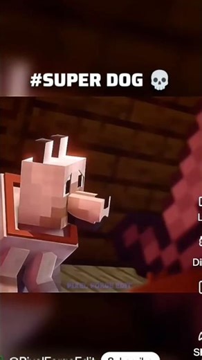 Minecraft Super Dog | Most Powerful Dog Ever! #minecraft #herobrine #shorts #viralshort