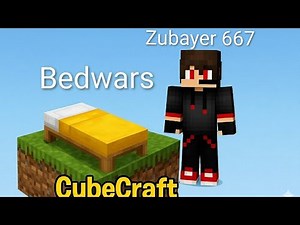 Minecraft CubeCraft Bedwars Gameplay!