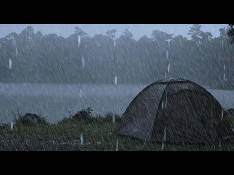 [Peaceful Rain Sounds] Nonstop Rain on Tent for Sleep, Relaxation & Stress Relief.
