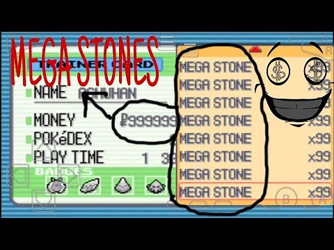 Pokemon Mega Light Platinium Cheat Codes(mega stone,complete pokedex etc)