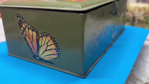 Antique Metal Candy/chocolate Box From 1920's. Fast FREE SHIPPING - Etsy