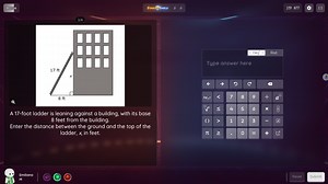 BonusStrike-ShisLD2318772/6A 17-foot ladder is leaning aga... | Filo