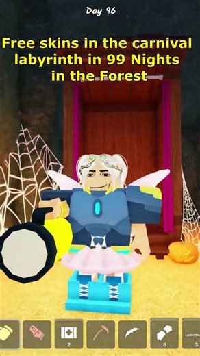 Free skins in the carnival labyrinth in 99 Nights in the forest 8
