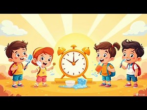 Let’s Get Ready Song 🌞 | Fun Morning Routine Checklist for Kids & Toddlers