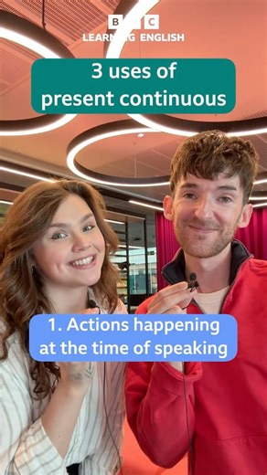 3 ways to use the present continuous #shorts #english