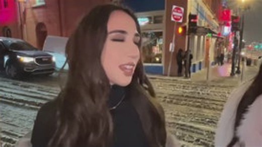 Val Mondragon moved to Nashville from California and is seeing snow for the first time. She’s with her sister and friend, who surprised her for her 28th birthday. | WBIR Channel 10