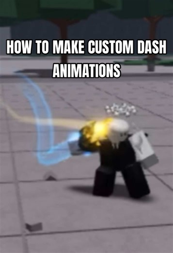 How To Make CUSTOM DASH ANIMS IN TSB! 🔥 #tsb #thestrongestbattlegrounds #roblox #rblx #rbx