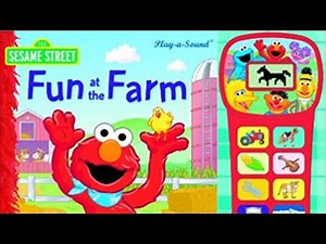 Sesame Street Elmo Fun at the Farm(Play-a-Sound book)! Children's Book Read Aloud