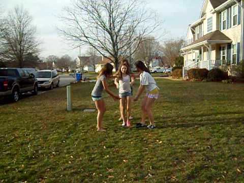 awesome easy cheer stunt