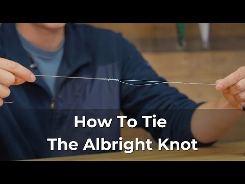 The STRONGEST Braid to Mono Connection - How to Tie the Albright Knot
