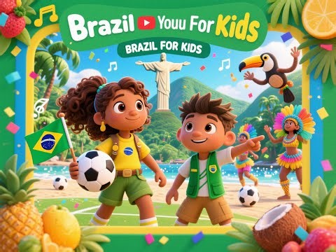 Brazil For Kids | Brazil Facts For Kids | South America For Kids | Learn About Brazil | Brazil Kids