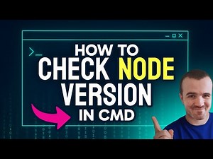 How to CHECK Node Version in CMD (Step by Step) 2025