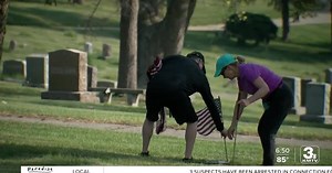 Hundreds of volunteers honor and remember the lives of 8,500 veterans at Westlawn-Hillcrest Cemetery
