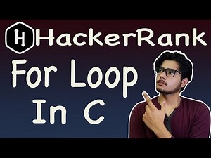 For loop in c hackerrank solution | How to use for loop in C | Hackerrank for loop in c | Hindi |