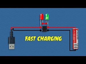 Easy DIY 3.7V Battery Charger 🔋 | Lithium Charger Circuit at Home