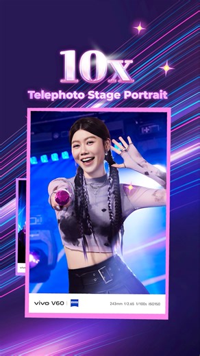 📷 EXPERIENCE CONCERTS LIKE NEVER BEFORE The 50MP ZEISS Super Telephoto camera on vivo V60 doesn’t just capture a stage — it brings you into the performance. From her expressions to the atmosphere, feel the magic of Priscilla Abby live with every shot. 🎵 Check out vivo V60— https://linktr.ee/vivoV60 T&C Apply. #vivoV60 #SnapIntoYourVibe #ZEISSPortraitSoPro #50MPZEISSSuperTelephotoCamera #vivoMalaysia | vivo