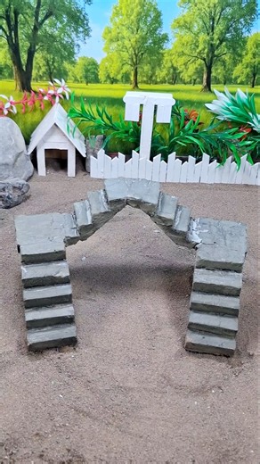 Miniature Cement Mold Making with Stunning Details،، Tiny Art in Action#Art#Shorts #MiniatureCrafts