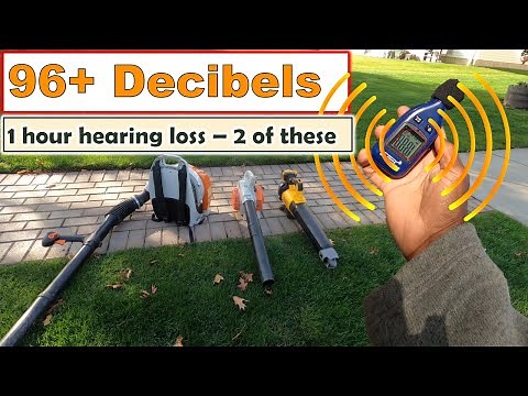 Noise Laws - Who It Really Protects | How Loud Are Leaf Blowers?