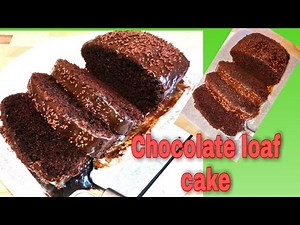 Rich & Moist Chocolate loaf cake //easy & simple recipe //chocolate cake//Just Meg's vlog