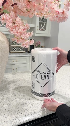 These rolls of microfiber towels are one of my favorite things. They are reusable, washable, and ultra absorbent. They are available in lots of color options too! #amazonhome #homehacks #cleanhome #cleaninghacks