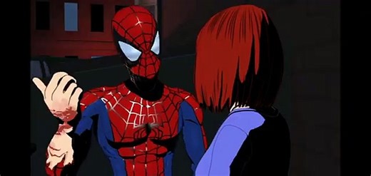 Spider-Man - Mary Jane Kisses Spider-Man (S1E2)  Movieclips