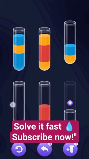 Water Sort Puzzle 🔥 | Fun & Brain Test – SUBSCRIBE Must!