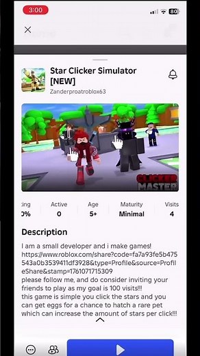 Pls play my new game #roblox #gaming #fyp