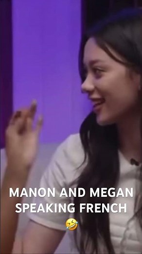 MANON AND MEGAN SPEAKING FRENCH #tiktok #katseye #megan #manon #hybe #funny #french #memes