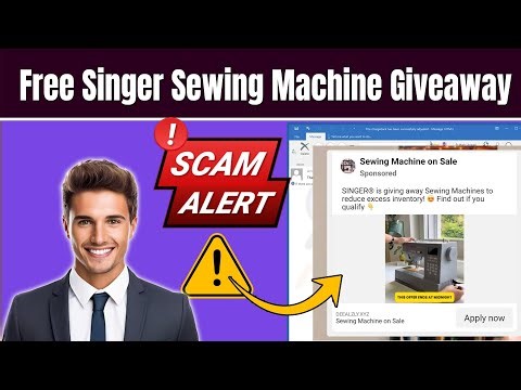 Free Singer Sewing Machine Giveaway - Is Too Good to Be True – Here’s the Catch 🔴 BEAWARE