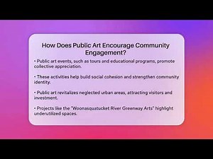 How Does Public Art Encourage Community Engagement? - Art Across Cultures