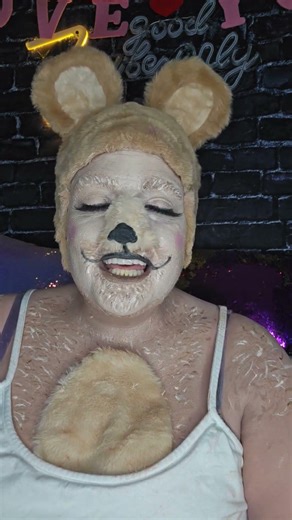 Teddy Bear sfx #sfxonthebayou #darkhumor #sfxmakeup $teddybear #elvis