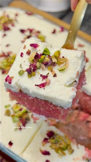 Homemade Rose Milk Cake | Step-by-Step Recipe