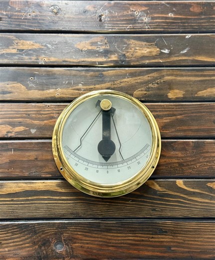 Antique Ship Inclinometer – Salvaged Maritime Bulkhead Gauge – Abkamp Germany Made Nautical Wall Mount Collectible - Etsy