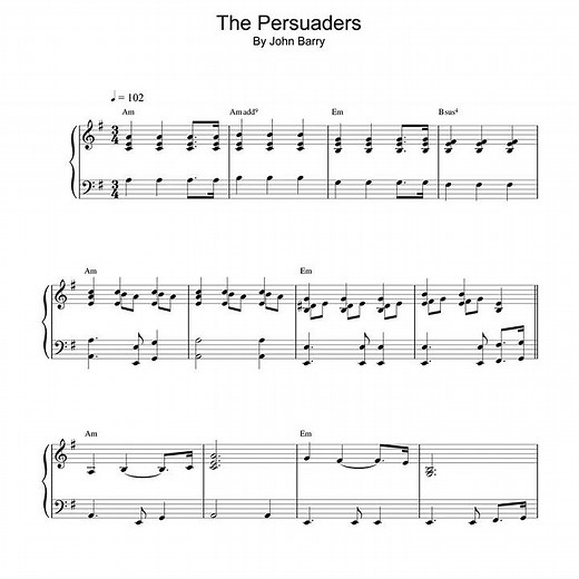 (Main Theme of) The Persuaders